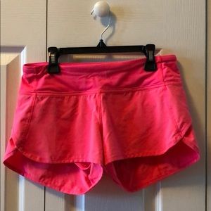 Lululemon Speed Shorts, 2.5”, Size 4